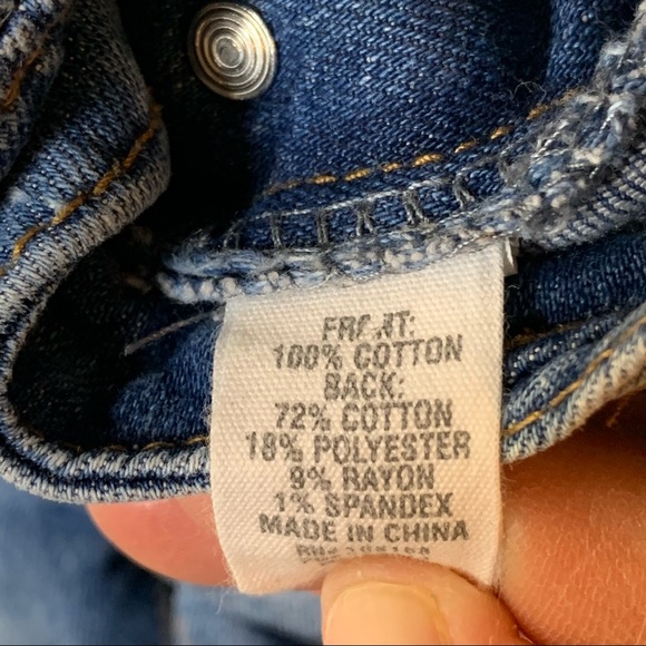 RSQ Distressed Denim Shortalls. - Picture 13 of 13